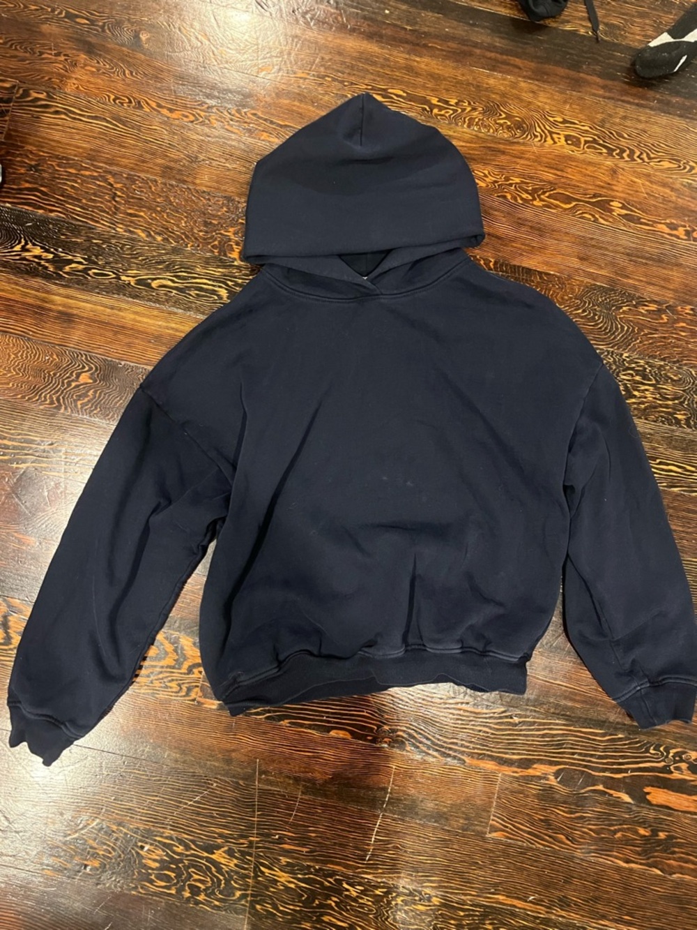 Woman’s  Navy Hooded Sweatshirt - Classic Pullover Hoodie